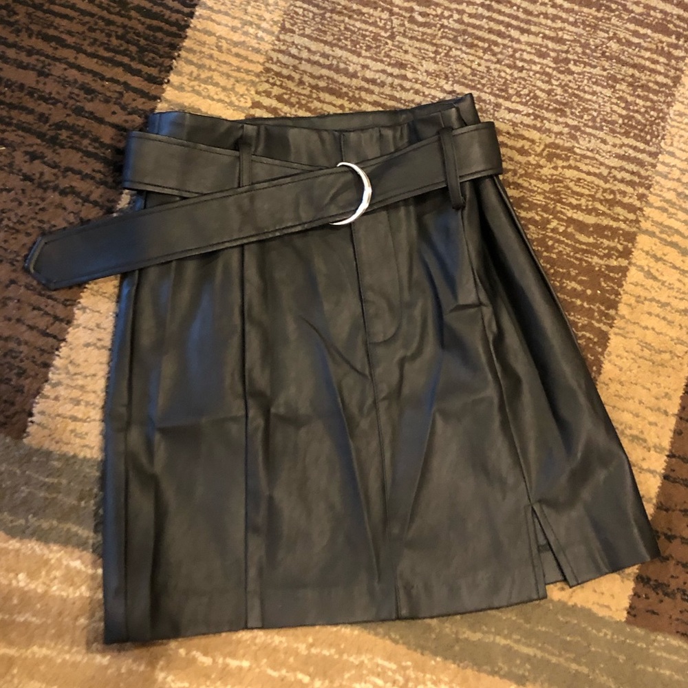 Never worn leather skirt